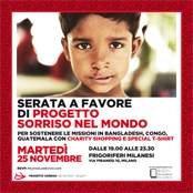 Serata a favore di Progetto Sorriso nel Mondo